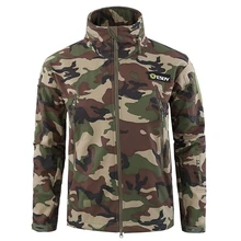 

Military Tactical Jacket Men Shark Soft Shell Waterproof Windproof Warm Camouflage Jacket Hunting Clothes In Winter