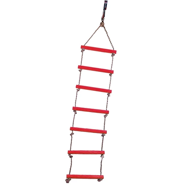 Kids Outdoor Swing Seat Climbing Ladder Disc Rope Swingset Backyard Garden Toy 4