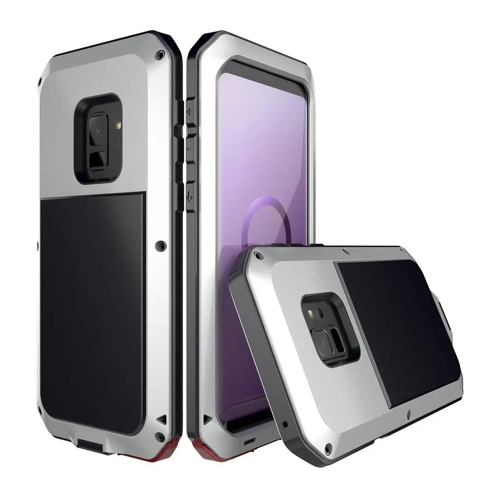 s9 silver Противоударный металлический чехол для мобильного телефона, портативный защитный чехол, подходит для samsung Galaxy S9 - Цвет: s9 silver