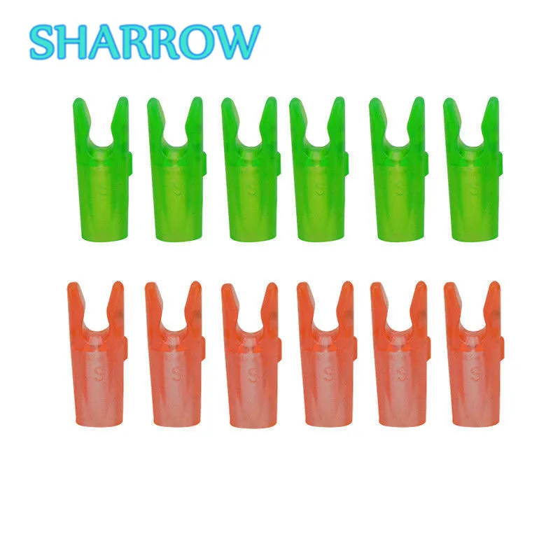 100pcs Arrow Nocks Plastic Tails for ID3.2mm Aluminum Pins Archery Bow Shaft DIY Tools For Training Shooting Accessories | Спорт и