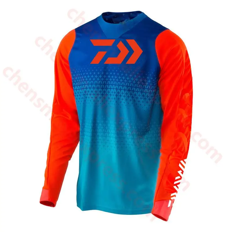 Быстросохнущая велосипедная рыболовная Джерси одежда для рыбалки с длинным