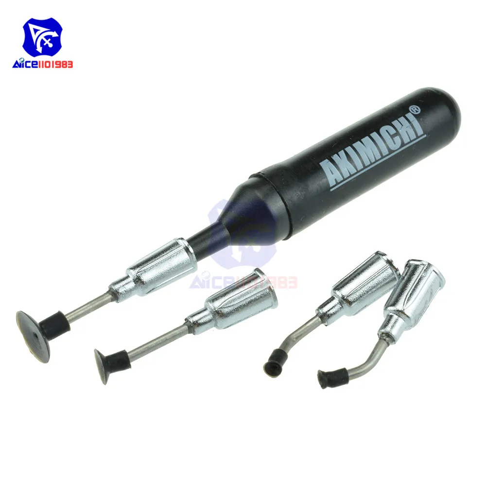 Diymore MT 668 SMD IC вакуумная сосущая ручка ручной инструмент 4 всасывающих головки|header