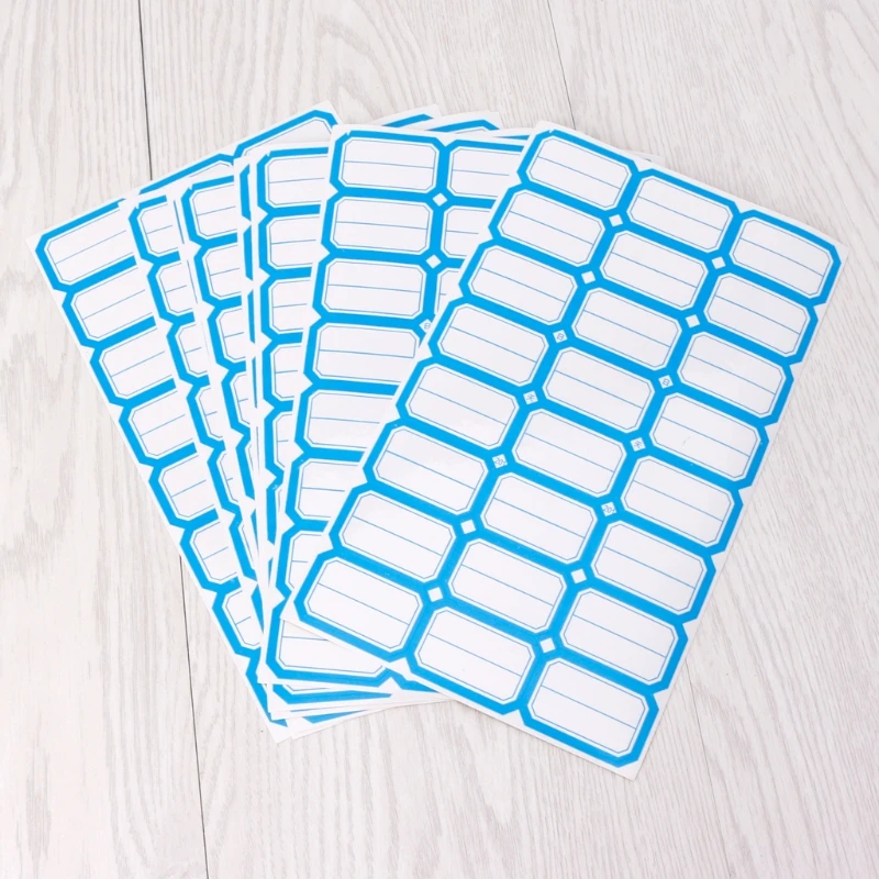 Pegatinas en blanco autoadhesivas, etiquetas de papel en blanco, se pueden clasificar, 240 Uds.