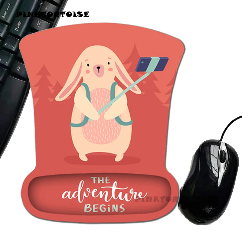 

PINKTORTOISE Carton Mousepad Creative Fashion flying pig Silicone MousePad Wrist Rest Support Mice mouse pad playmat