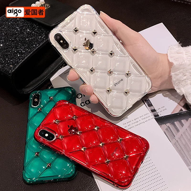 Для iPhone x Силиконовый 8plus полная защита осень 6S женский 7p модный бренд персональный xsmax мягкий для huawei P30/por