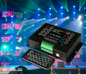 

BC-380-CC Power loss memory function DC12V-DC48V RGB controller