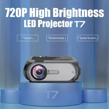 

T7 FULL HD 1280x720 Home Theater LED 1080p projector 200 ANSI multimedia and multi-screen interactive version optional