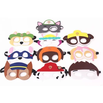 

Paw Patrol Puppy Patrol Party Masks Birthday Supplies Halloween Kids Party Cosplay Decoration Toys Set For Children Paw Patrol