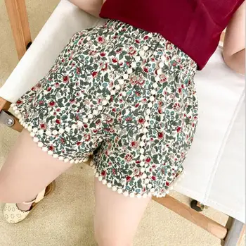 

2020 New Arrival Girls Floral Printed Shorts Summer Girls Shorts 1-6 Years QH504