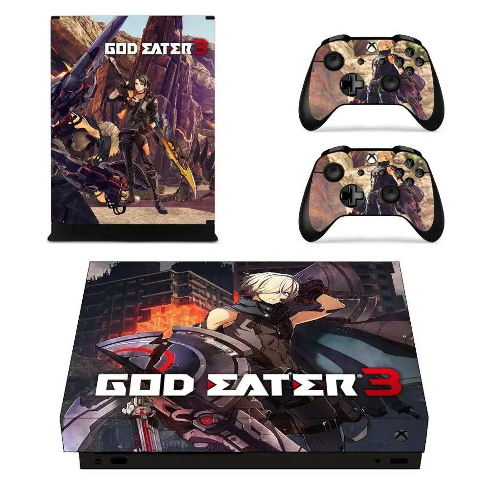 YSX1X1099 Для Xbox One X наклейка s God Eater виниловое покрытие стикеры Adesivo для Xbox one X консоли пульта дистанционного управления скины - Цвет: YSX1X1099