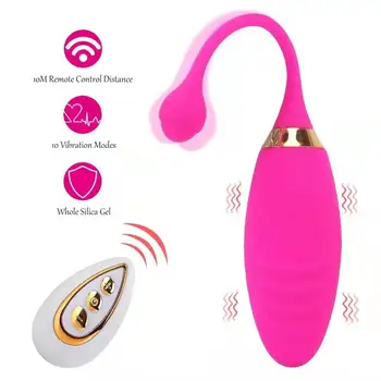 Sex Toys Vibrator For Women 10 Speeds Vibrating Egg Jump Egg Wireless Remote Anal Clitoris Stimulation Adult Couples Products 2