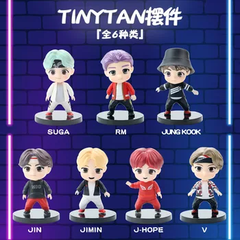 

BT21 New Style Bulletproof Youth Group Stars Around The Animation Doll Hand-Made Twisted Egg Machine Doll Birthday Gift