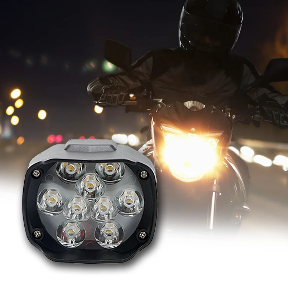 

High Brightness Durable Energy Saving Motorcycle Headlight Heat Resistant SMD LED Easy Installation Modification Fog Light