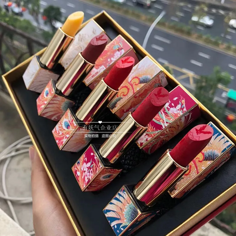 chinese style gift beauty 2020new cosmetics nude lipstick set lipstick suit 5colors great gift chinese style gift beauty 2020new cosmetics nude lipstick set lipstick suit 5colors great gift