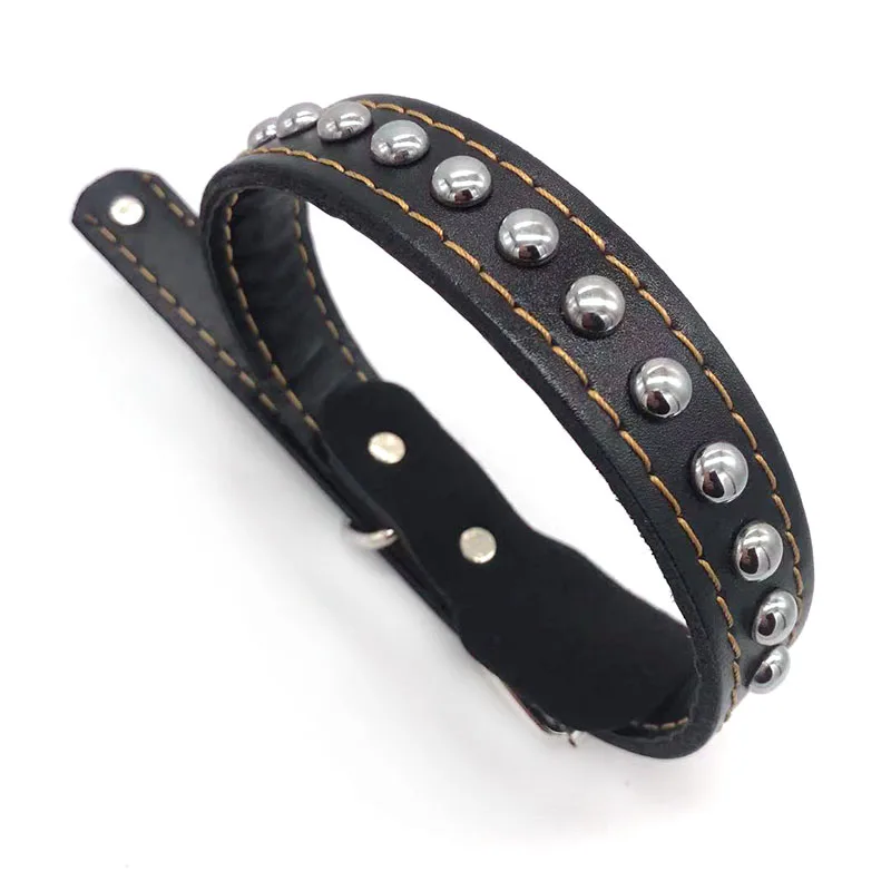 Fashion PU leather Dog Cat Collar Durable Collar for Small Medium Large Dogs Collar Leash for Dogs Cats Pet Supplies HighQuality