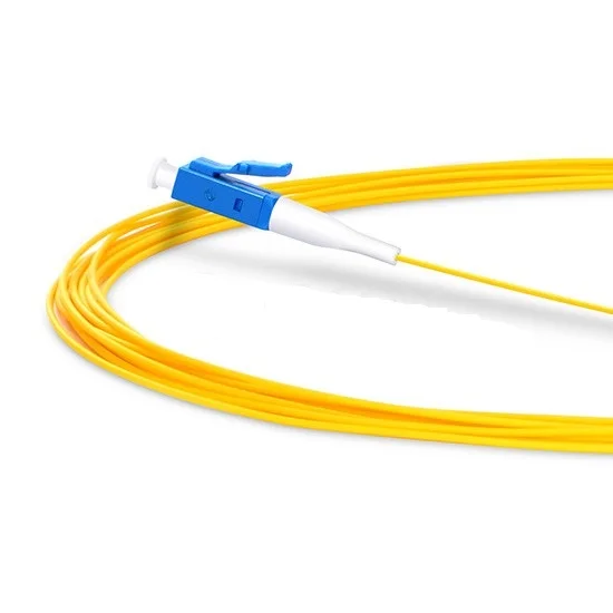 1m LC UPC LC APC Pigtail Simplex 9 125 Single Mode FTTH Cable LC UPC LC 4