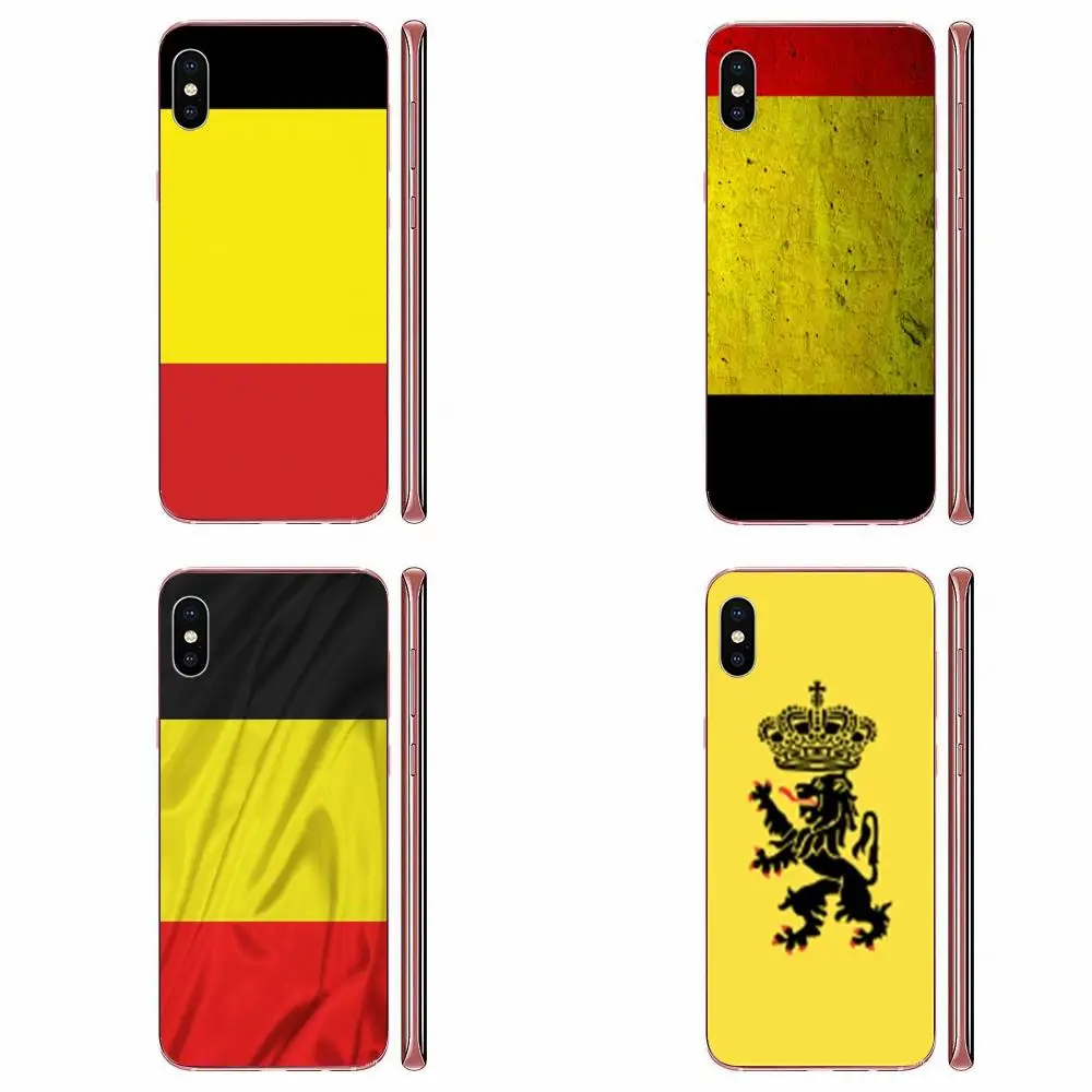 TPU Phone Capa Belgium National Flag Emblem For Samsung Galaxy J1 J3 J4 J5 J6 J7 A10 A20 A20E A3 A40 A5 A50 A7 2016 2017 2018 | Мобильные