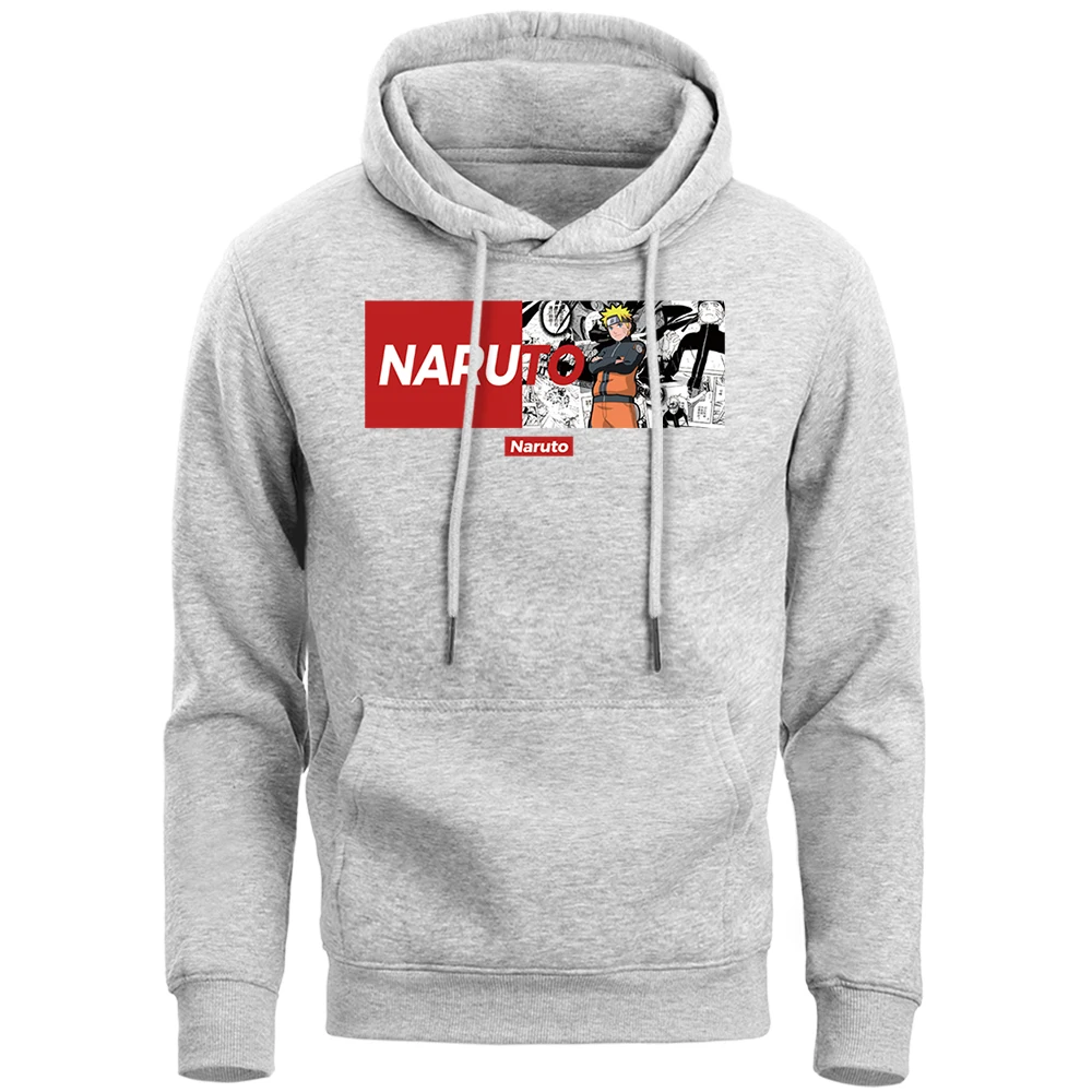 

Naruto Boruto Spring Autumn Hoodie Men Japanese Anime Harajuku Sweatshirts 2019 Warm Fleece Male Hooded For Adult Fashion Hoody