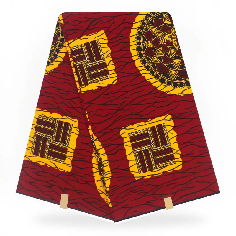 Анкара Африканский полиэстер воск принты ткань Binta настоящий воск высокое качество 6 ярдов африканская ткань для вечерние платья