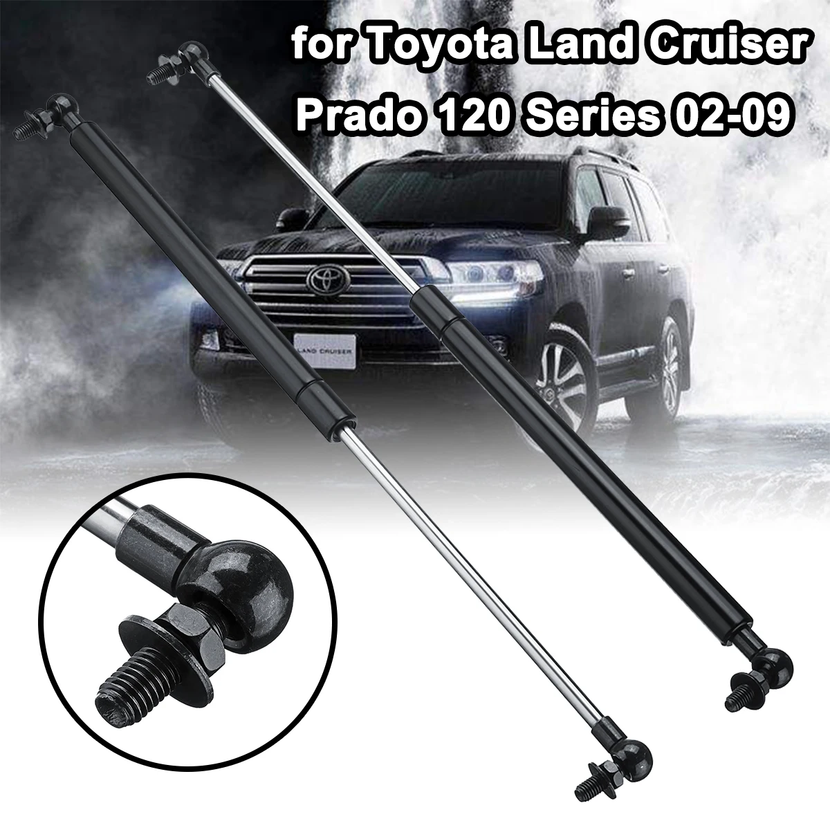 2 шт. стальной Автомобильный капот газовые стойки опорная штанга 47 5 см Стойка для