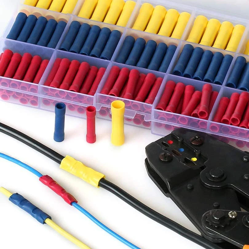 crimpagem isolamento de fio eletrico reto conector bv125 bv2 bv55 200 pecas 04
