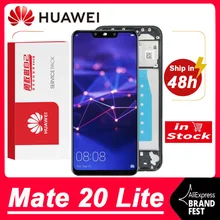Original 6.3 display display display de substituição para huawei companheiro 20 lite display lcd tela toque digitador assembléia para mate20 lite display