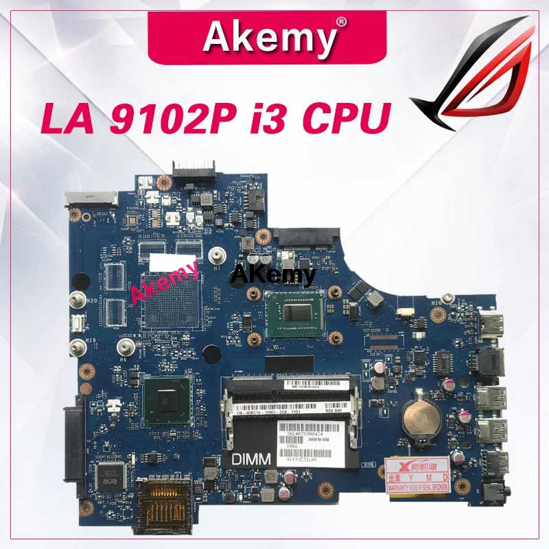 

VAW11 LA-9102P REV: 1.0 FOR Dell Inspiron 3721 5721 Laptop Motherboard CN-06006J I3 Original CPU Mainboard