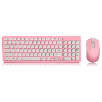 

2.4GHz Wireless PC Laptop Office Keyboard Mouse Set Anti Slip Ergonomic Silent With Number Pad For Desktop Ultra Thin Full Size