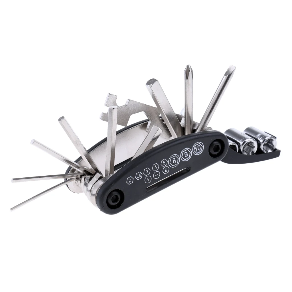 Portable 15 in 1 Multi-function Bike Bicycle Repair Tool Set Outdoor Cycling Accessories