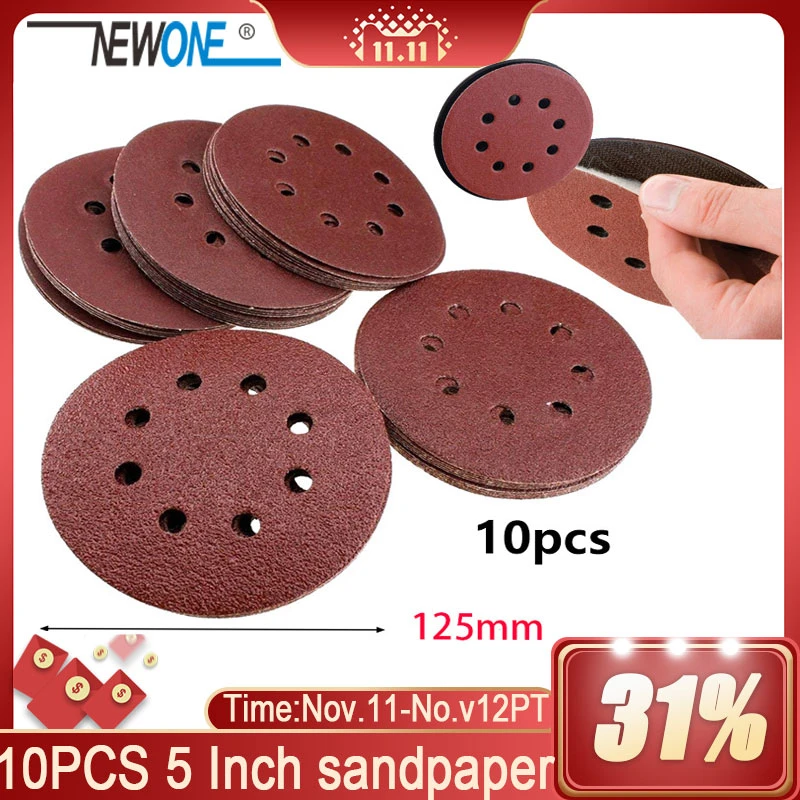 10Pcs 125mm No Hole Sanding Discs Sandpaper Hook and Loop Pads 3000 Grits 10Pcs 125mm No Hole Sanding Discs Sandpaper Hook and Loop Pads 3000 Grits