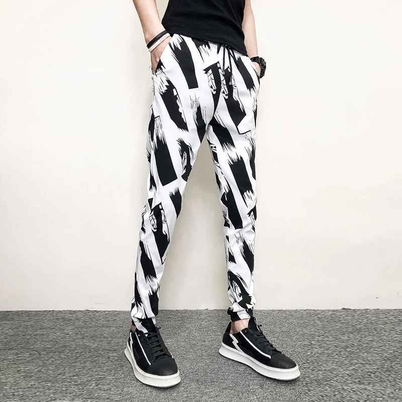 Pantalon, Спортивная мужская уличная одежда,, Корейские осенние штаны, мужские брендовые облегающие штаны, мужские джоггеры, горячая Распродажа, повседневные штаны-шаровары
