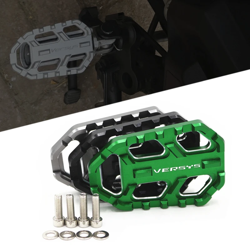 

Footpeg Versys650 1000 Versys X-300 Footrest Foot Pegs Pedals Foot Rest for Kawasaki Versys 650 Versys1000 X300 Enlarged Pedal