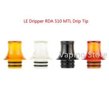 

Aspire Nautilus 2/Nautilus 2S/Nautilus Mini/LE Dripper RDA 510 MTL Drip Tip 9mm Bore Polished Resin Delrin Mouthpiece