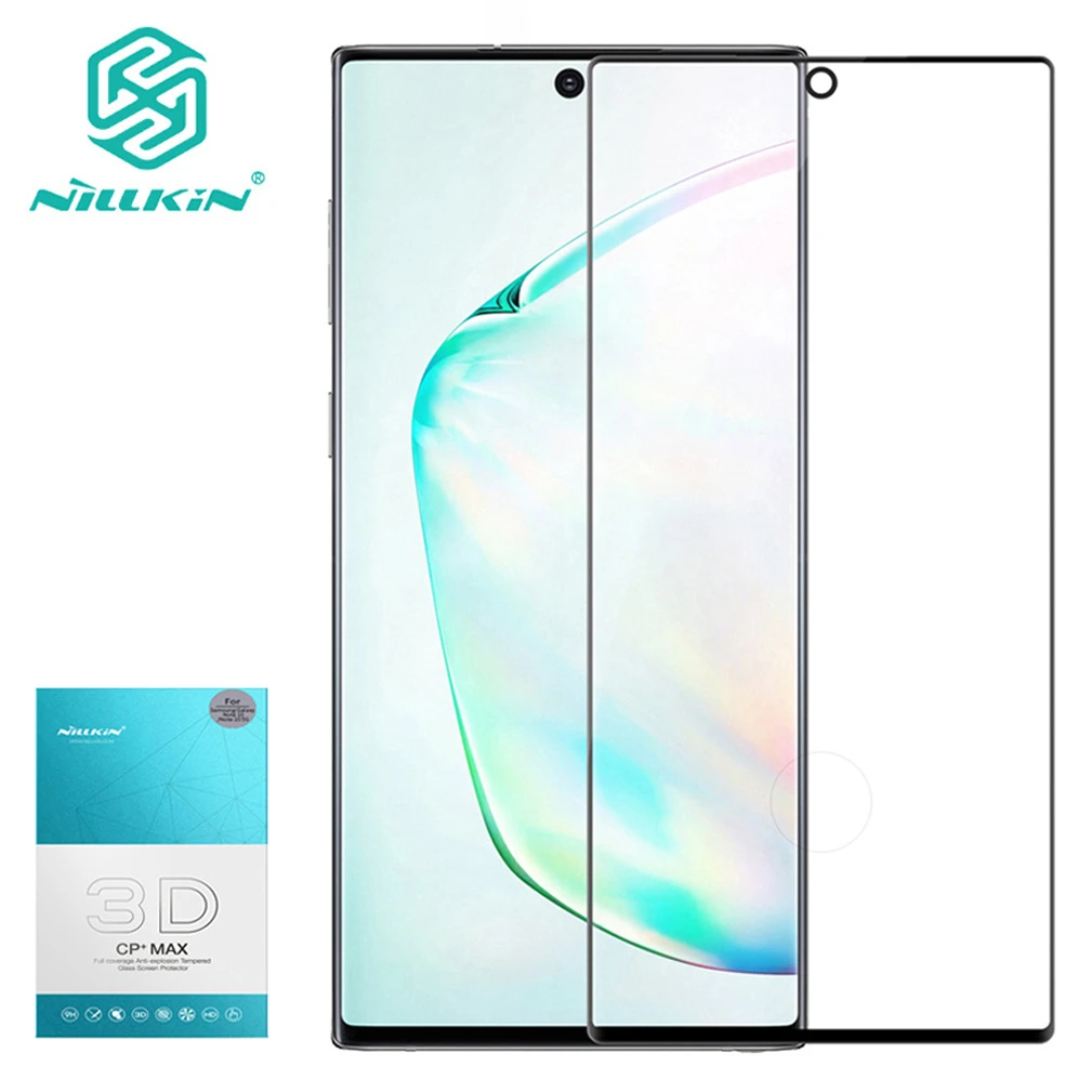 For Samsung Galaxy Note 10+ Pro Tempered Glass NILLKIN 3D CP+MAX Screen Protector film For Note10 pro note 10 Plus 5G glass