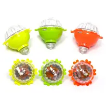 10 шт./компл. красочные детские пластиковые флеш-гироскоп светоизлучающие Gyros фрикционный Магия для детей подарки на день рождения