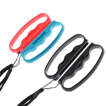 

1 Pair L&R Boxing Grips Handle Hand Grips with Hand Straps for Nintend NS Switch Joy-Con Controller Gamepad Fitness Boxing