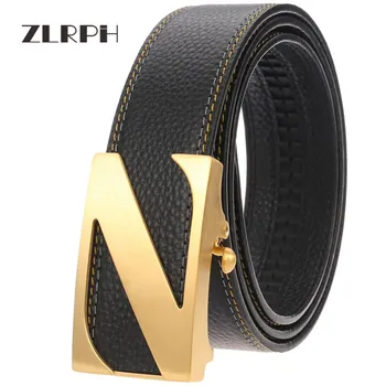 

ZLRPH High-end popular stainless steel belt buckle men's top layer belt leisure belt GZYY-LY36-61440-5