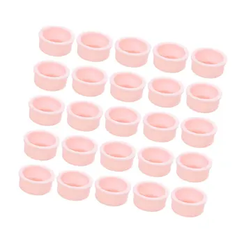 

100Pcs Grafting Eyelash Glue Delay Cup Glue Delay Cup Planting Eyelash Table Glue Cup