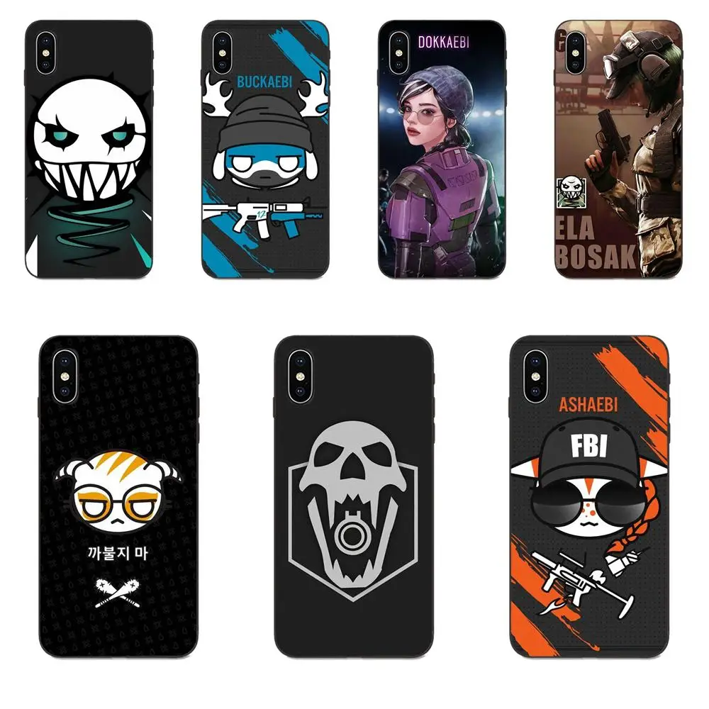 Чехол для телефона Huawei Honor 5A 6A 6C 7A 7C 7X 8 8A 8C 8X 9 9X 10 10i 20 Lite Pro Rainbow Six осада|Бамперы| |