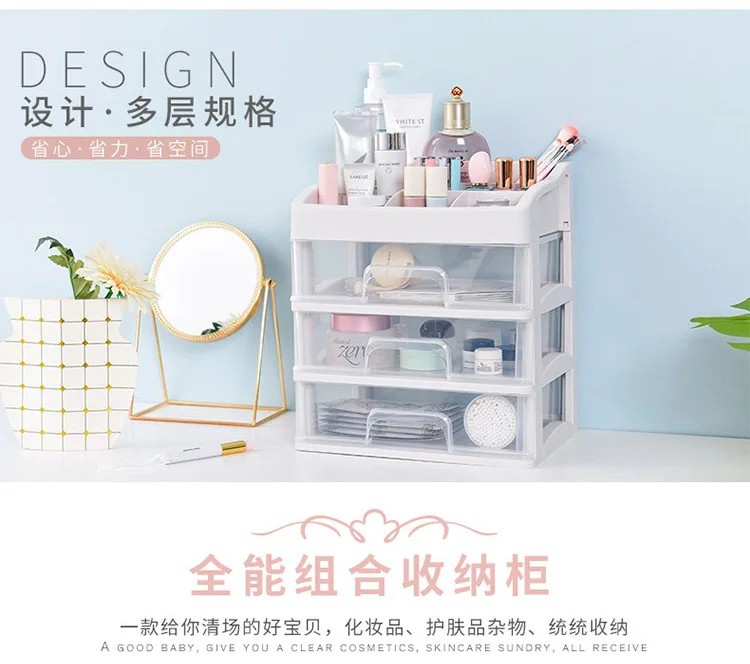 Креативный Настольный DIY коробочка для драгоценностей ящик-тип организации коробка для хранения платье макияж коробка для хранения