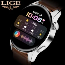 

2021 New For HUAWEI Smart Watch Men Waterproof Sport Fitness Tracker Weather Display Bluetooth Call Smartwatch For Android IOS
