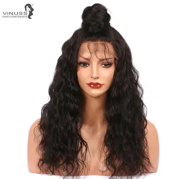 

Brazilian Remy Human Hair 360 Lace Frontal Wigs Wavy Pre Plucked Hairline Baby Hair Lace Frontal Human Hair Wigs For Women