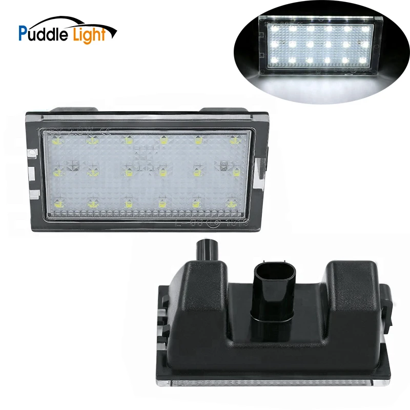 

2pcs LED License Number Plate Light For Land Rover Discovery Series 3/4 LR3/4 Freelander 2 / LR2 Range Rover Sport