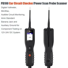 Ancel PB100 12 فولت/24 فولت سيارة جهاز اختبار بطارية أداة تشخيص السلطة التحقيق جهاز فحص الدائرة الكهربائية الكهربائية المتكاملة الطاقة السيارات ال...