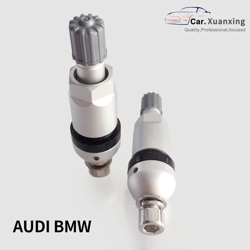 Válvulas de neumáticos de TPMS 45 para BMW, de Sensor de presión de neumáticos de aleación de aluminio, vástago de válvula de coche|Vástagos y tapas de válvulas| - AliExpress