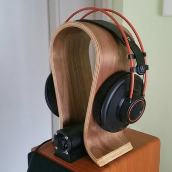 

Accessories Display Universal Portable Bracket DJ Office Home Rack Wooden Desktop Headphone Stand U Shape Studio For Sony