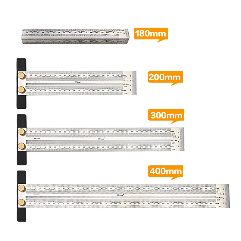 180-400 мм деревообрабатывающий писец Т-образной линейки отверстие разметочная линейка вычеркнутый инструмент для рисования маркировочный прибор измерительные инструменты DIY