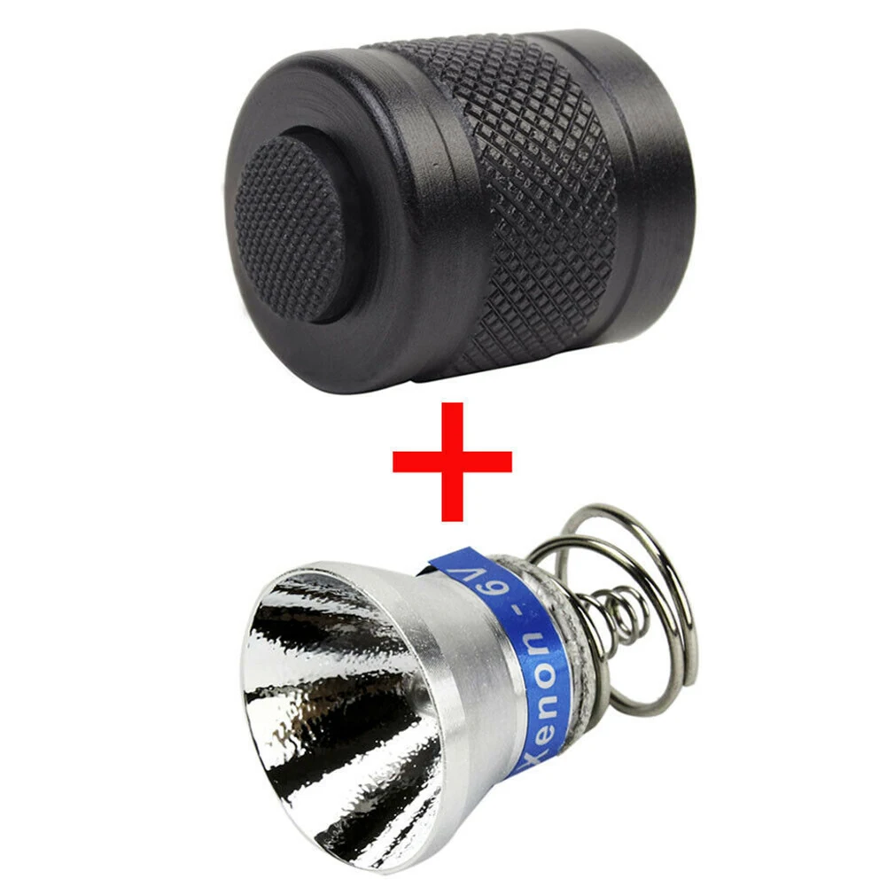 

2pcs Durable Flashlight Switch Tailcap Click On Off Switch Compatible for 6P 9P G2 P2X P2ZX P3X Z2 Z2X Flashlight NCM