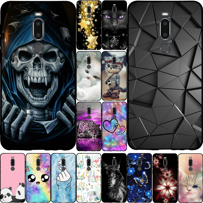 meizu phone case with stones black 5.7" For Meizu M8 Case Silicone Soft TPU Protector Back Cover For Meizu V8 Pro Phone Case Cute Cartoon Printed Pattern Bumper Cases For Meizu