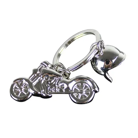 Helmet Metal Keychain Creative Fashion Metal Decoration Keychain Pendant Ornament Christmas Gift Unisex